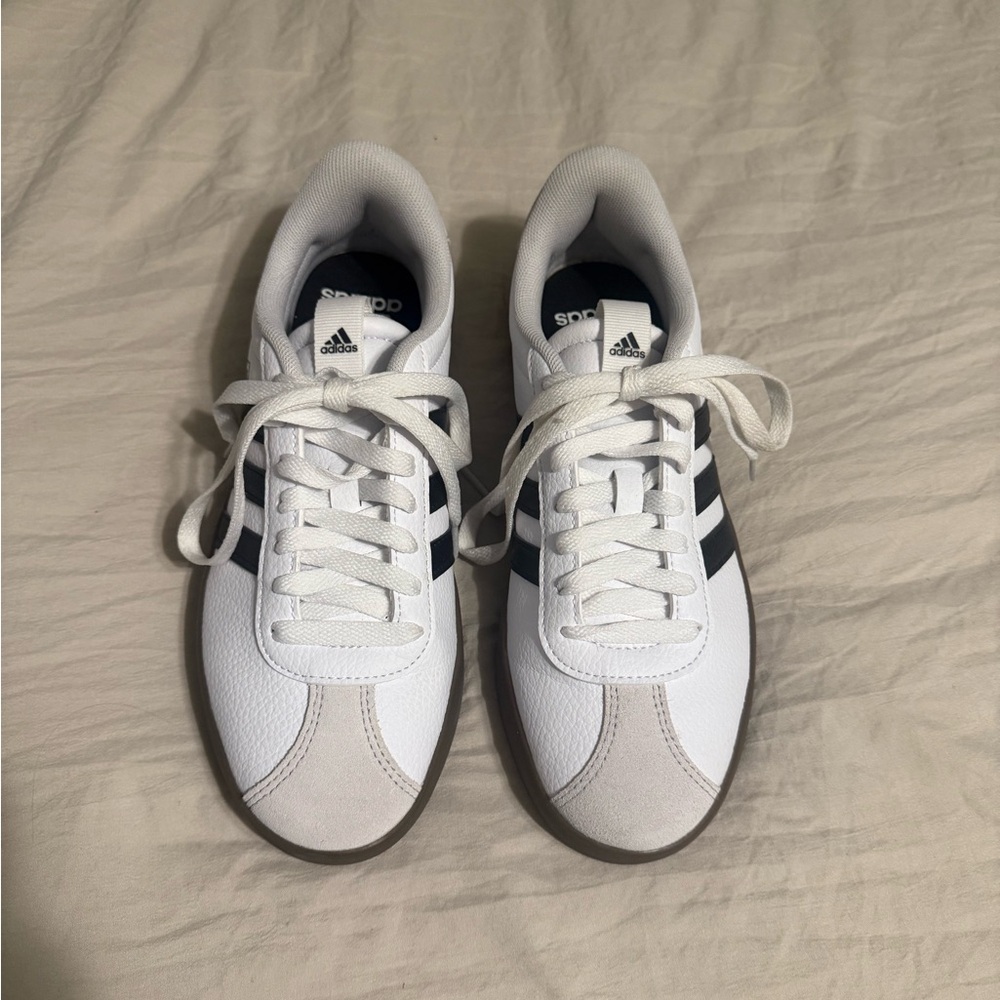Adidas White and Black Sneakers